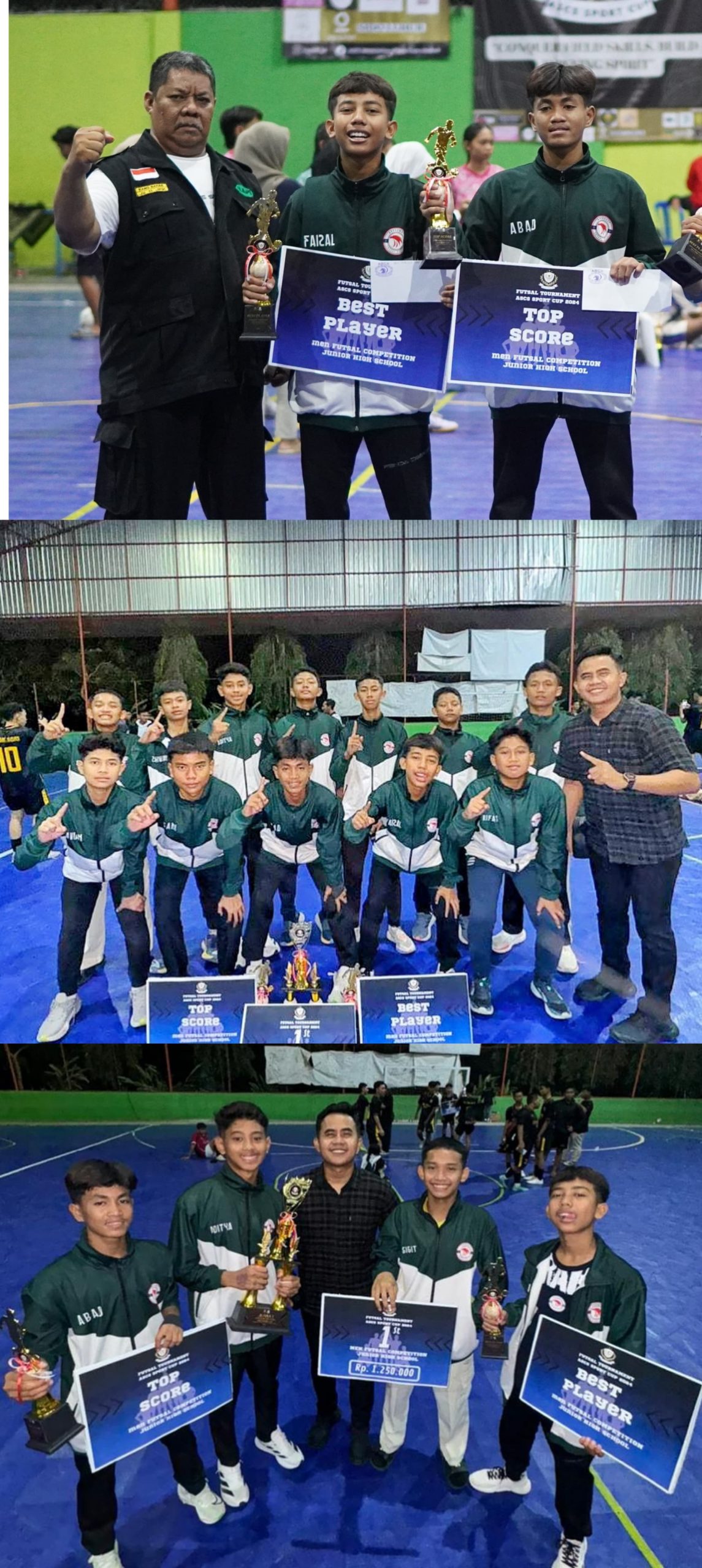 Futsal Ar-Rahmat Berhasil Juara 1 Futsal di Provinsi Sebelah