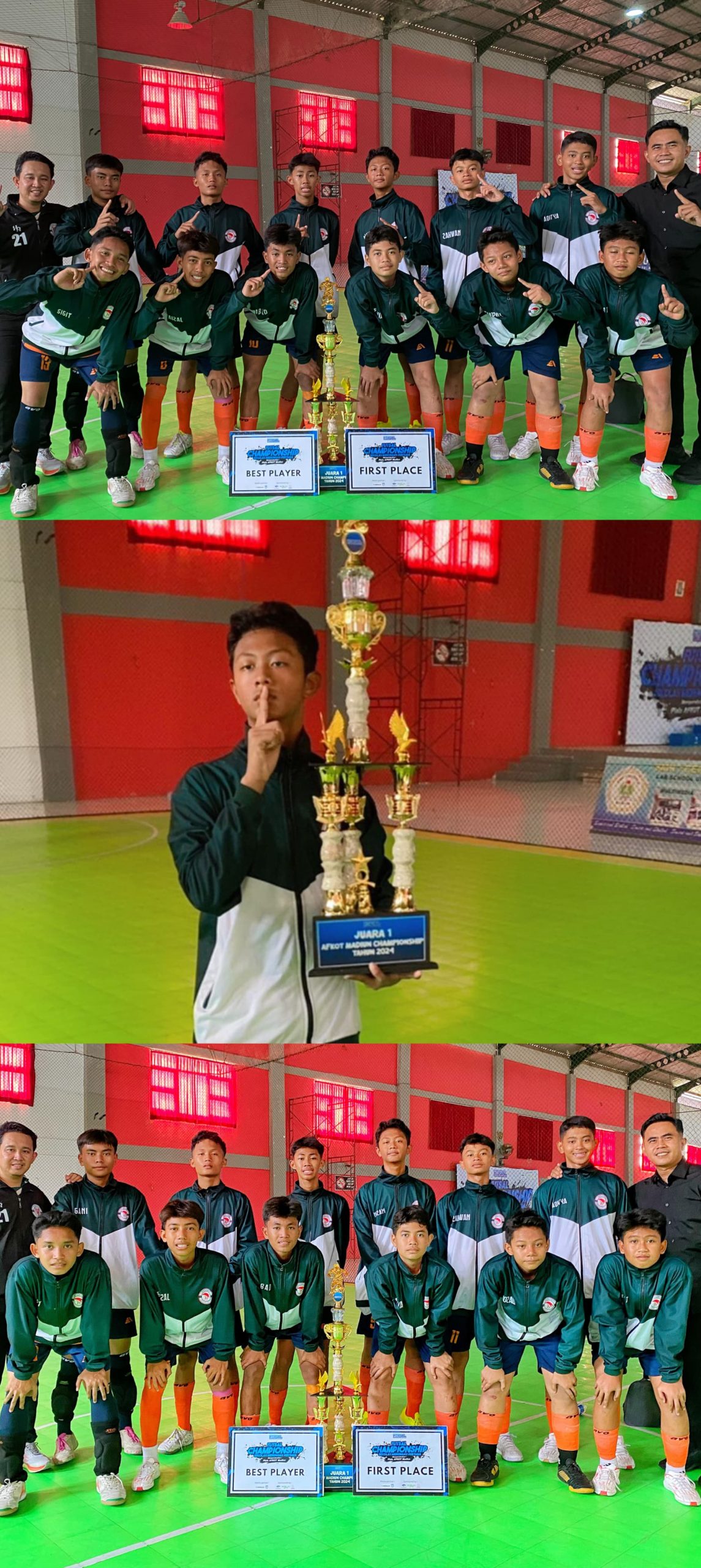 Lagi dan Lagi, Futsal Ar-Rahmat Rebut Juara 1 di Kota Madiun